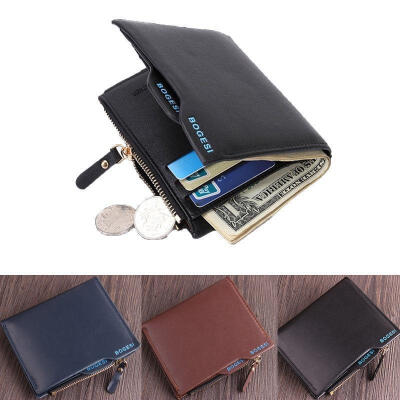 

Men&39s Vintage Faux Leather Bifold Purse ID Card Holder Pockets Coin Wallet