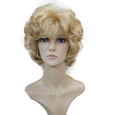 

Strong Beauty Ladies Wigs Short Wavy Brown Hair For Women Synthetic Capless Full Wig 9 Colors