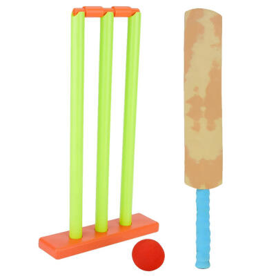 

Greensen Indoor Outdoor Plastic Cricket Set Detachable Stumps Kids Toy Game Accessory