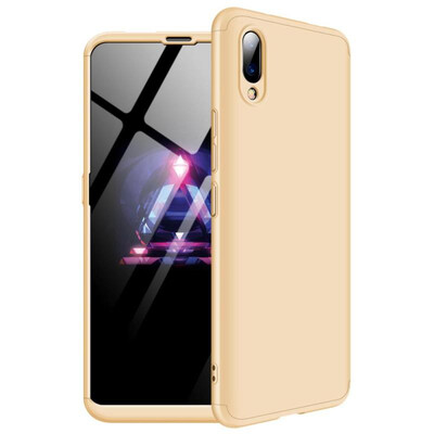 

MOONCASE Vivo NEX S front fingerprint Three-section all-inclusive shield - gold