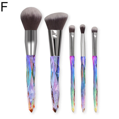 

5Pcs Professional Colorful Powder Foundation Blush Makeup Brushes Cosmetic Tools