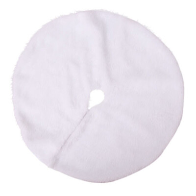 

60cm Christmas Tree Skirt Apron Ornament Mat Xmas Party Home Decoration White