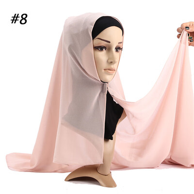 

Malaysias new convenient headband pearl chiffon with button long towel AliExpress explosion head hood