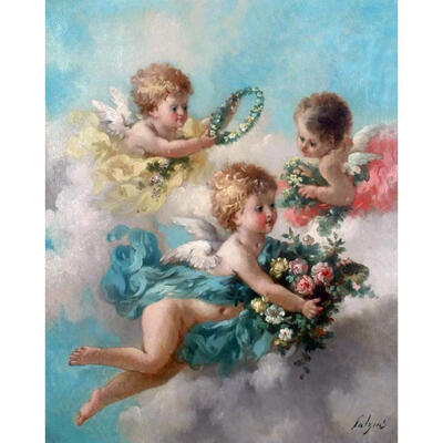 

5D DIY Full Drill Diamond Painting Angel Cross Stitch Embroidery Mosaic Kit