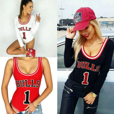 

UK Womens Long Sleeve Bodysuit Stretch Bulls V Neck Leotard Body Tops Jumpsuit