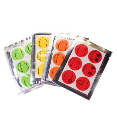 

6pcs Cute Smile Face Anti Mosquito Stickers Mosquito Repellent Patch Set