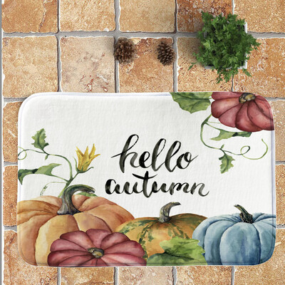 

Toponeto Pumpkin lantern Entrance Door Bathroom Mat Indoor Bath Decor