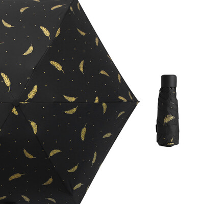 

Small Fashion Folding Umbrella Rain Women Gift Men Mini Pocket Parasol Girls Anti-UV Waterproof Portable Travel