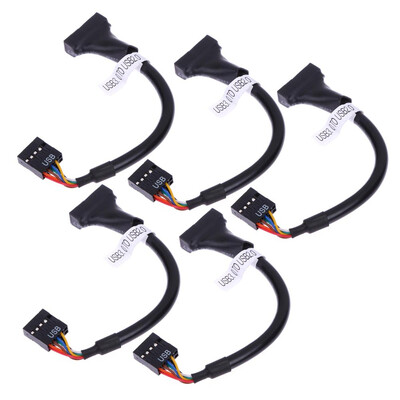 

USB 30 20 Pin Male to USB 20 9 Pin Motherboard Female Cable