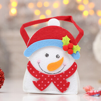 

New Santa ClausSnowmanElk Christmas Candy Bag Xmas Tree Hanging Ornament Decor