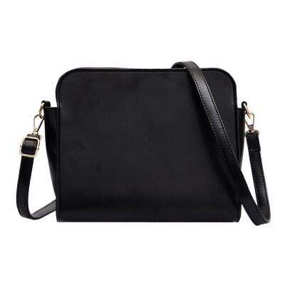 

Solid Color Shoulder Messenger Handbags PU Leather Women Crossbody Bags