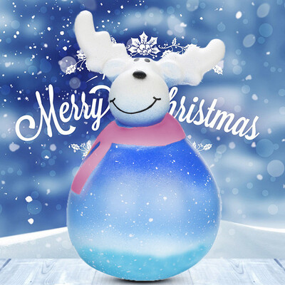 

YIWULAChristmas Deer Elk Toy Slow Rising Scented Stress Relief Squishies Toy