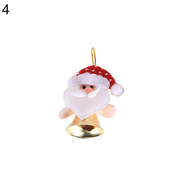 

Christmas Santa Elk Snowman Bell Ornament Xmas Tree Show Window Party Home Decor