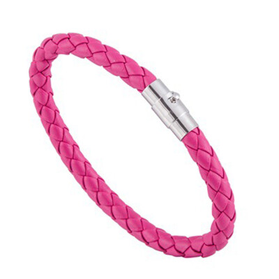 

Creative Simplicity Magnetic Men Leather Rope Weaving Bracelet Hand Circle Unisex Pair Bracelet Jewellery Hot Gift