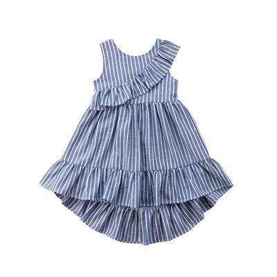 

Summernight7 Fashion Toddler Kids Baby Girls Striped Princess Ruffle Party Long Tutu Dress Sundress Tamisha