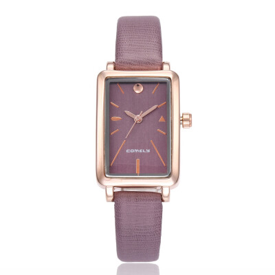 

Explosion models Japanese movement ladies fashion watch rectangular belt quartz watch
