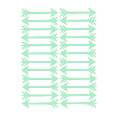 

24pcsset Fluorescent Arrows Wall Sticker Luminous Ceiling Decal Home Decor