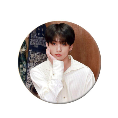 

KPOP BTS Bangtan Boys New Album Round Tinplate Badge Cute Cartoon Brooch Bag Pendant Boys Girls Accessories Hot Gift for Fans