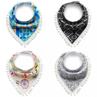 

1Pcs Newborn Kids Baby Unisex Feeding Saliva Towel Dribble Triangle Bandana Bibs