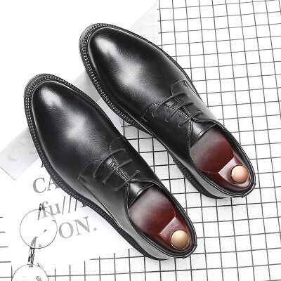 

Bullock mens shoes Korean version of the pointed wedding business dress casual shoes mens British trend shoes 85139-A