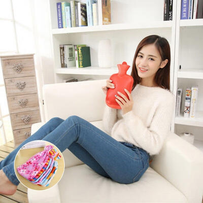 

New Practical Rubber Hot Water Bottle Bag Warm Relaxing Heat Cold Therapy Bottle