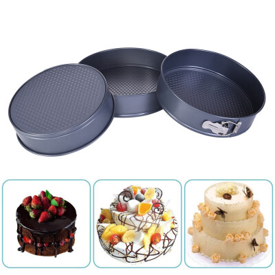 

Siaonvr Mini Springform Pan Carbon Steel Baking Pan Non-stick Mini Cake Pan