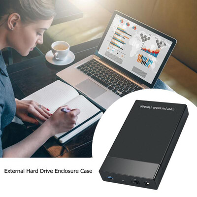 

External 6Gbps USB 30 to SATA III 25Inch 35Inch Hard Drive Enclosure HD SSD HDD Box for 25" 35" Laptop Desktop Hard Disk
