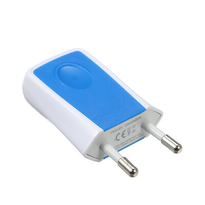 

EU Wall USB Charger Power Adapter USB 20 for iPhone iPad Blue