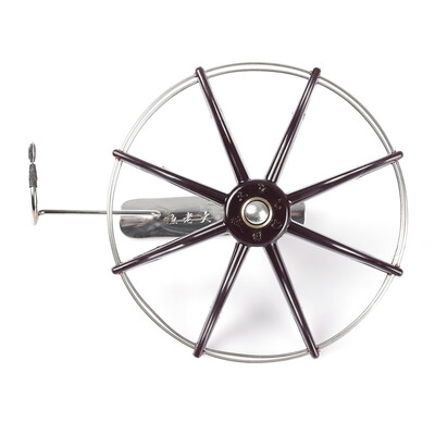 

Portable Stainless Steel Eight Trigram Fish Spooler Hand Fishing Gear Reel Line Winder Feeder