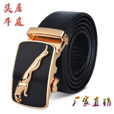 

Genuine explosion head suede leather mens automatic buckle leather belt belt belt Korean version