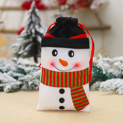 

Siaonvr 1PC Christmas Gift Storage Bag Drawstring Candy Toy Pouches Xmas Decoration