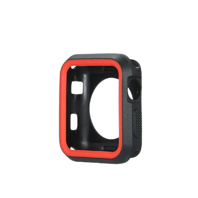 

Soft Silica Gel Watchcase Breakingproof Protective Watch Cover For Apple Watch 32