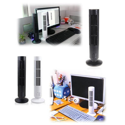 

Portable Mini Usb Fan Durable Bladeless No Leaf Air Conditioner Cool Desk Tower