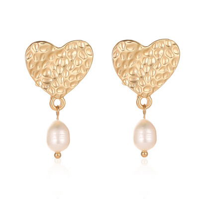 

Vintage Irregular Geometric Pearl Earrings For Women Jewelry Accessories