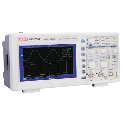 

UNI-T UTD2052CL Digital Oscilloscopes 7 inch LCD Display USB interface 2CH 50MHZ Scopemeter Scope meter
