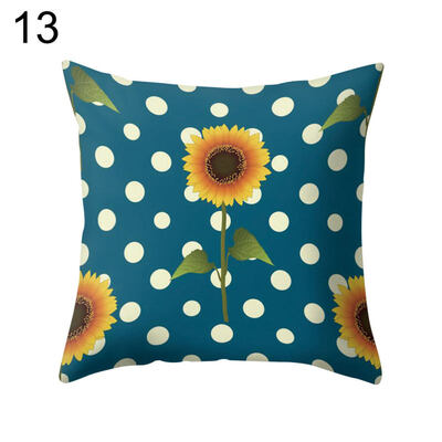

Forest Leaf Print Pillow Case Waist Throw Cushion Cover Car Office Home Decor