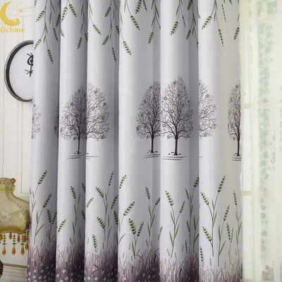 

100200cm Curtains And Tulle Room Curtains Drapery French Bay Window Printed Curtain Window Blinds Home Textile