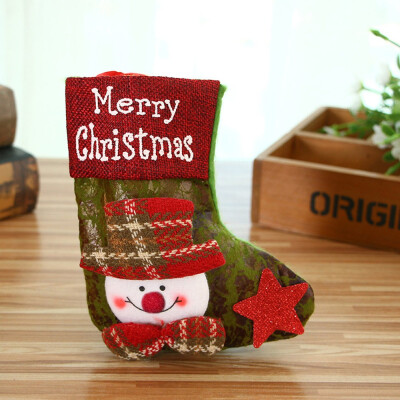 

Gobestart Christmas gifts Candy Beads Christmas Santa Claus Snowman Socks Decorations