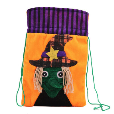 

New Hot Halloween Non-woven Fabrics Pumpkin Bags Halloween Props Kids Children Toys Candy Bag Party Supplies