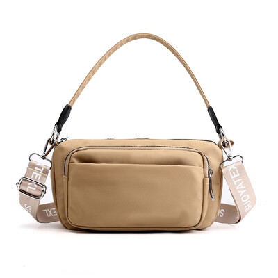 

Korean version of mini cloth bag girl simple hand handbag portable Oxford canvas bag womens bag easy easy