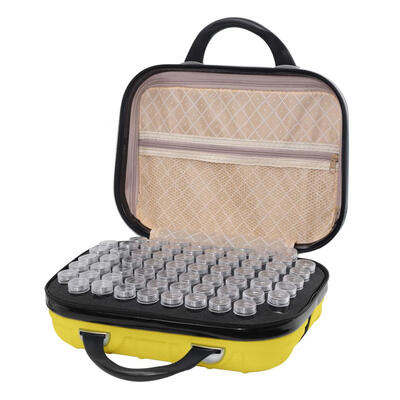 

132 Bottles Diamond Painting Storage Box Bead Container Embroidery Handbag