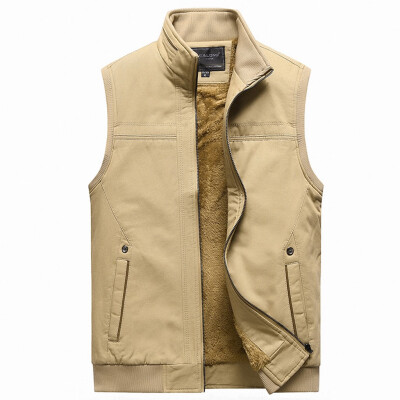 

Toponeto Mens Fashion New Style Casual Furring And Thickening Vest Fashion Warm Vest