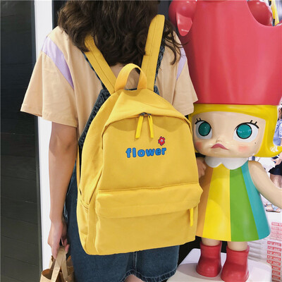 

Schoolbag Woman Korean version canvas ulzzang high school students inswind Backpack