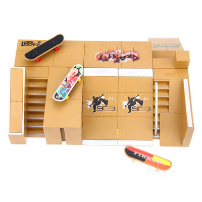 

8pcs Skate Park Kit Ramp Parts for Tech Deck Fingerboard