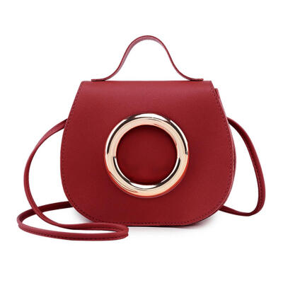 

Simple Small PU Leather Shoulder Messenger Handbags Women Crossbody Bags