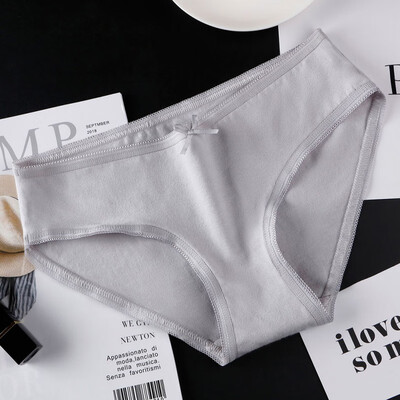 

Breathable Ladies Girls Underpants 8 Colors Women Cotton Brief Underwear Mid-waist Panties