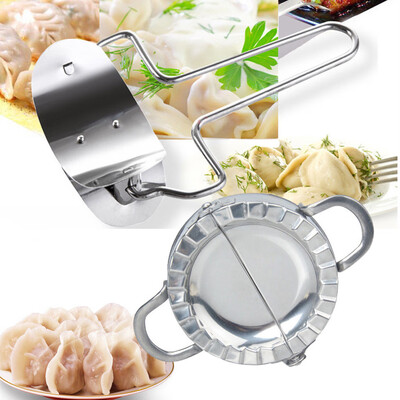 

Gobestart Stainless Steel Dough Presser CutterDumpling Pie Mould Maker Pastry Tool
