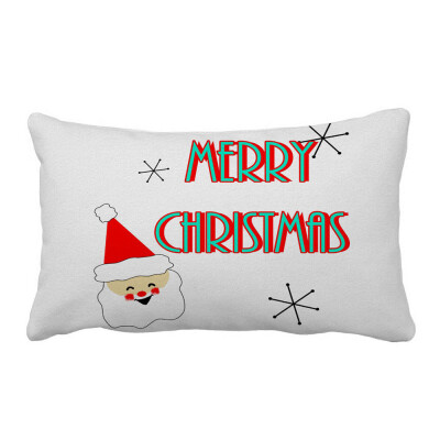 

Tailored Christmas Pillowcase Soft Sofa Cushion Home Decoration Pillow Case Waist Cushion