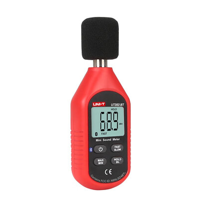 

UNI-T UT353BT Sound Level Meter Digital Bluetooth Noise Meter Tester 30-130dB Decibel Monitoring Sound Level Meters