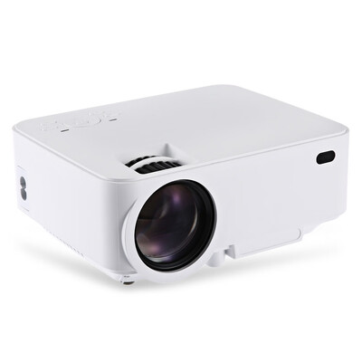

RUISHIDA M1 Mini 1500 Lumens 800 x 480 Pixels Projector with VGA HDMI USB SD Card Slot for Home Office Education